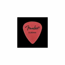 Fender Rock-On Touring Picks, 351 Shape .50 MM, Red, 72 Count