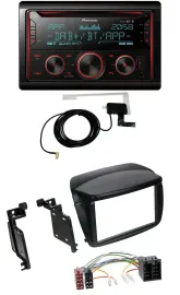 Pioneer 2DIN MP3 DAB USB CD Bluetooth Autoradio für Fiat Doblo ab 10 Opel Combo