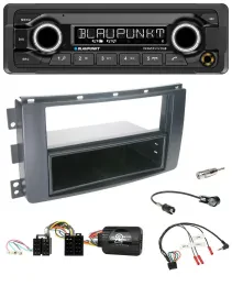 Blaupunkt Bluetooth DAB Lenkrad USB Autoradio für Smart ForFour 2004-2006 schwar