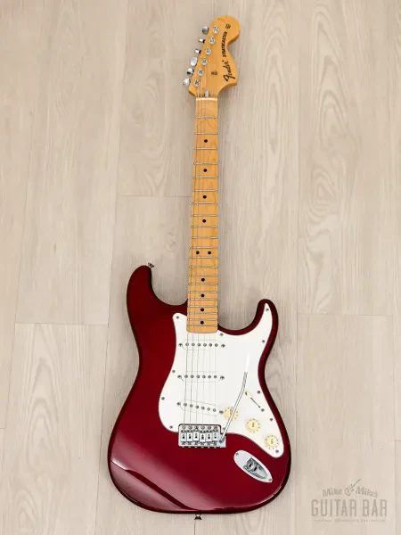 Электрогитара Fender Stratocaster 1971 Vintage Reissue ST71-93TX SSS Candy Apple Red w/case Japan 2007