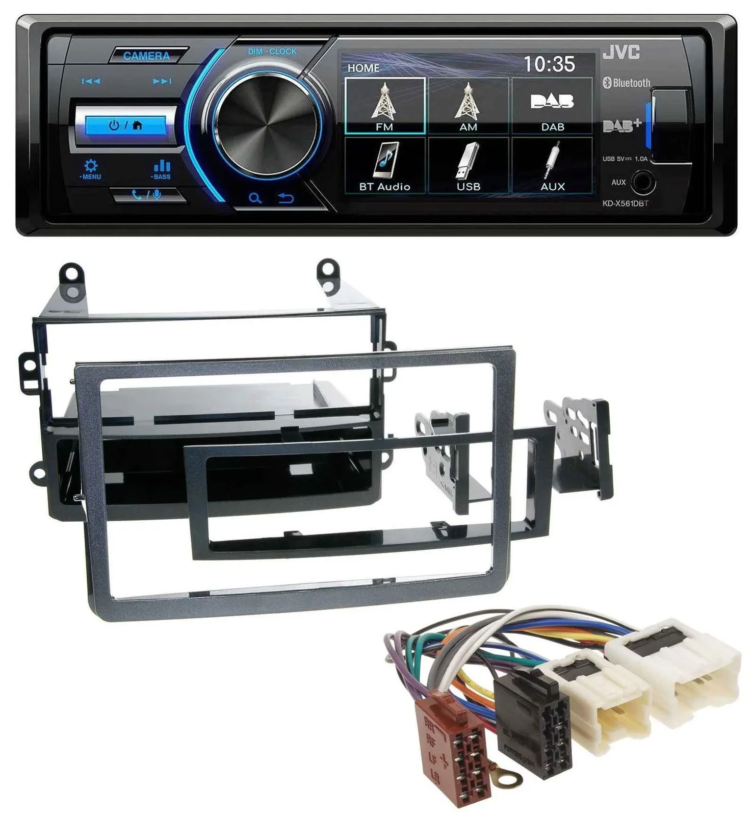 JVC Bluetooth MP3 USB DAB Autoradio für Nissan 350Z (ab 2006)