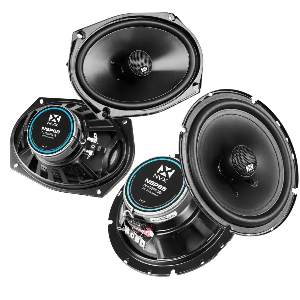 Автомобильные коаксиальные динамики NVX N-Series NSP65/NSP69 6.5" и 6x9" (набор)