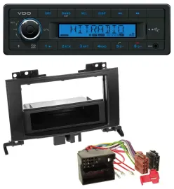 Автомагнитола для Mercedes Sprinter (с 2006) VDO Bluetooth USB AUX MP3 Rubbertouch