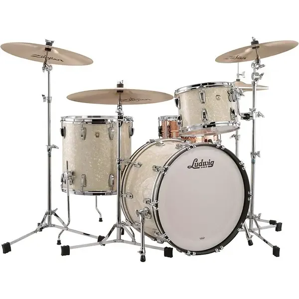 Ударная установка акустическая Ludwig Classic Maple 3-Piece Fab Shell Pack w 22" Bass Drum Vintage Marine Pearl