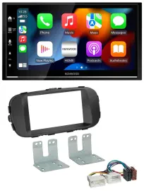 Kenwood DAB USB Bluetooth 2DIN MP3 Autoradio für Kia Soul ab 14 PS schwarz