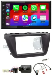 Kenwood Lenkrad USB DAB 2DIN Bluetooth Autoradio für Suzuki SX4 ab 2013