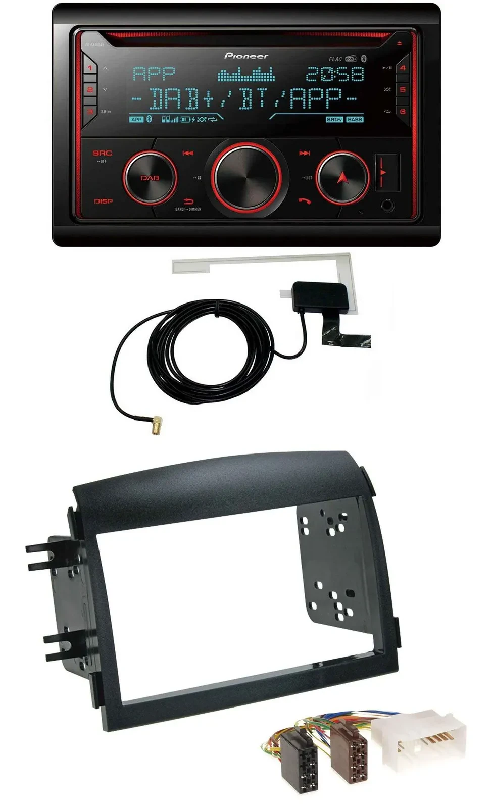 Автомагнитола для Hyundai Sonata NF 2005-2008 Pioneer 2DIN MP3 DAB USB CD Bluetooth