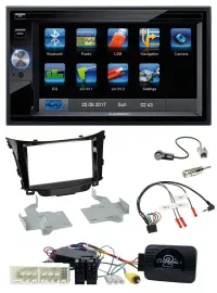 Blaupunkt Lenkrad USB Bluetooth TMC 2DIN Navigation für Hyundai I30 ab 2017