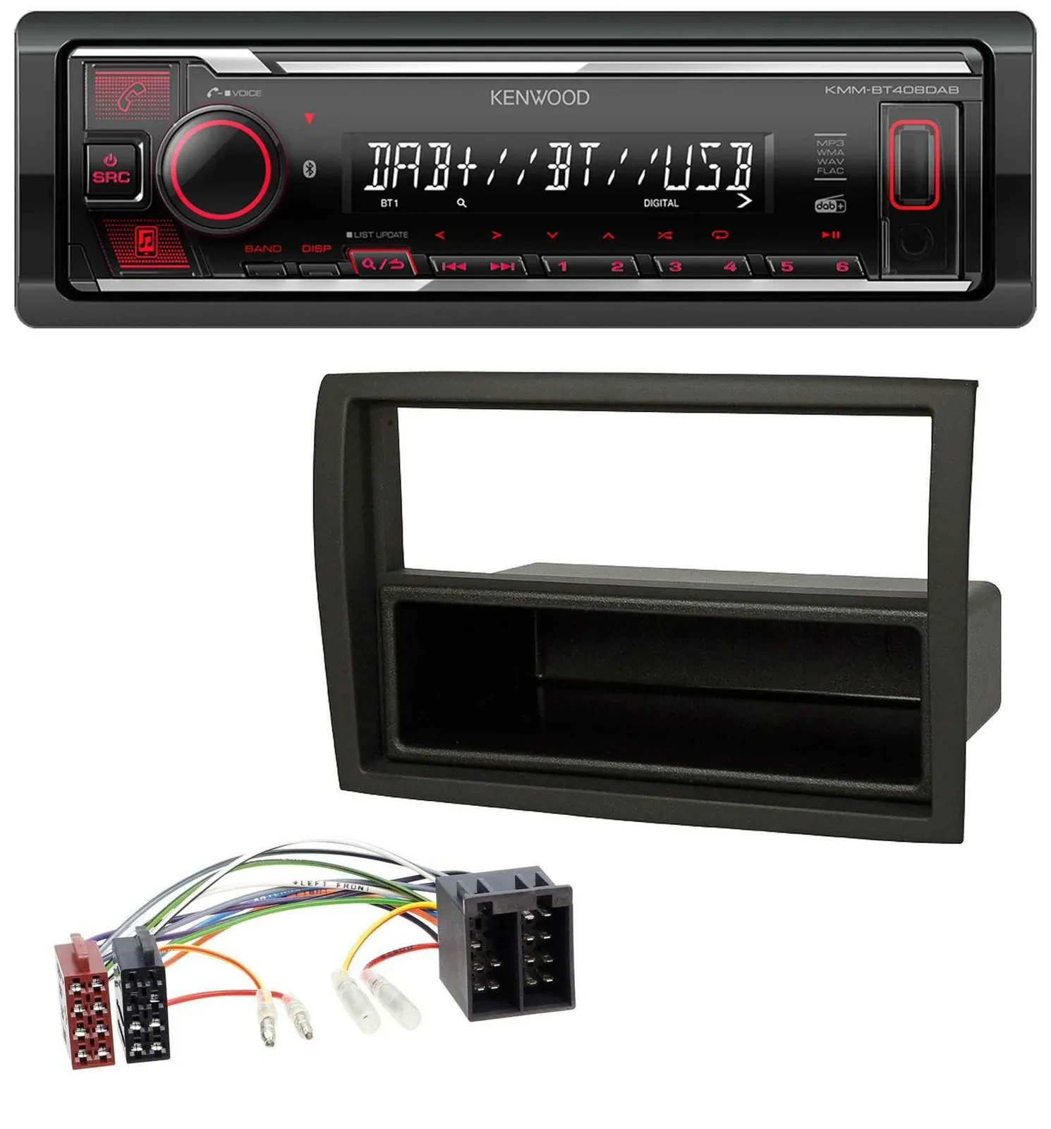 Kenwood MP3 Bluetooth USB DAB Autoradio für Citroen Jumper Fiat Ducato Peugeot B
