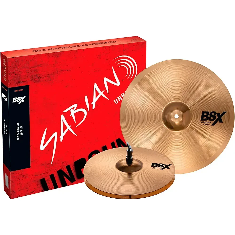 Набор тарелок для барабанов Sabian 45001X B8X First Pack