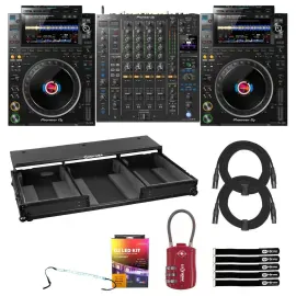 Pioneer DJ CDJ-3000 Multi Player with DJM-A9 Mixer & Black Coffin Case