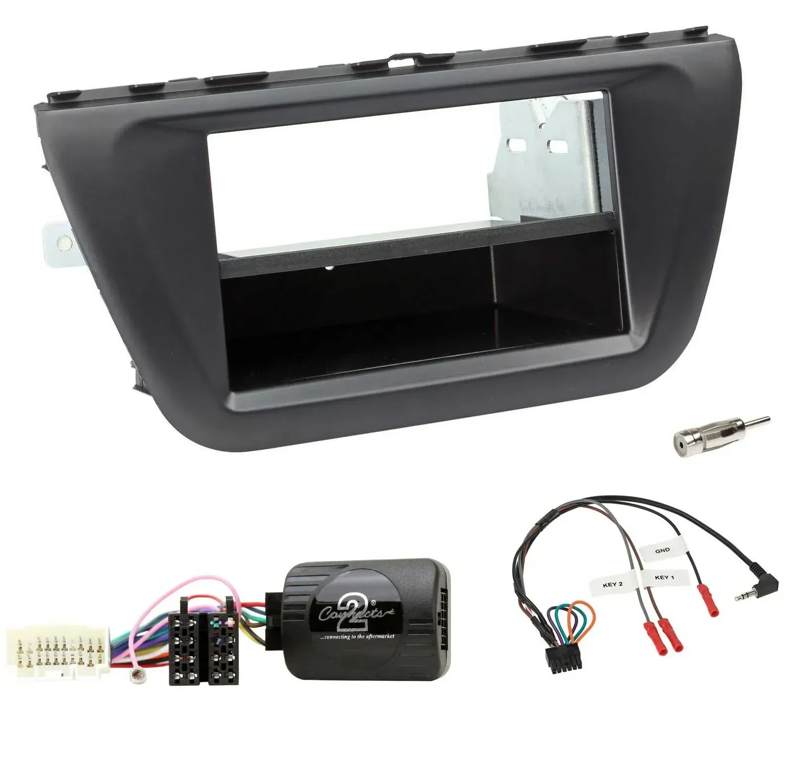 Einbauset Lenkradadapter DIN Autoradio für Suzuki SX4 (ab 2013)