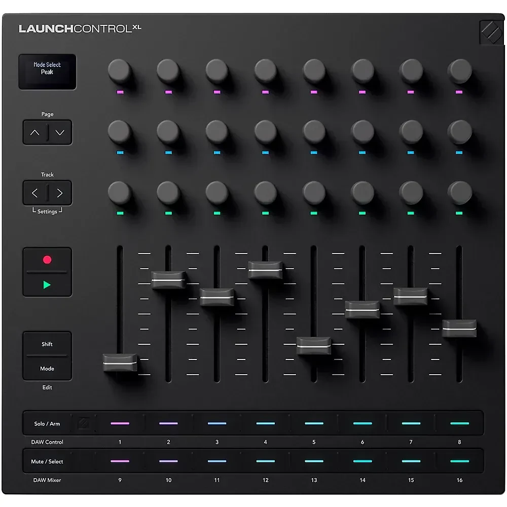 MIDI-контроллер Novation Launch Control XL 3 USB/MIDI, 8 фейдеров 60 мм, 24 энкодера, 16 кнопок, OLED, транспорт