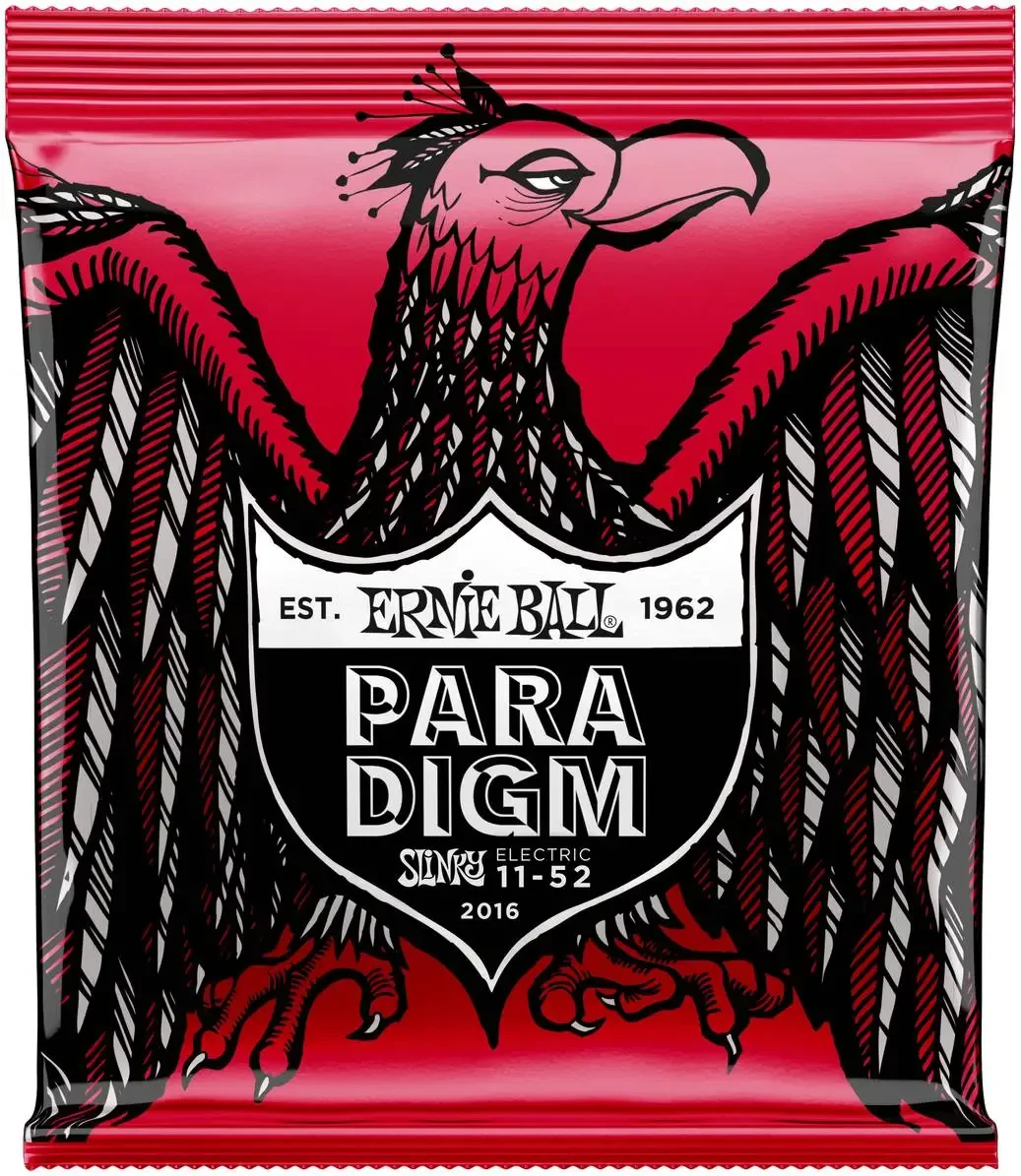 Струны для электрогитары Ernie Ball 2016 Paradigm Slinky Burly 11-52
