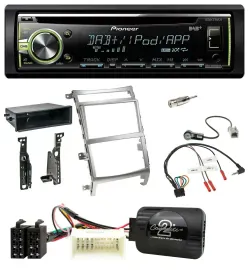Pioneer DAB USB MP3 Lenkrad CD Autoradio für Hyundai IX55 2009-2012 silber