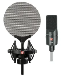 Se Electronics X1 A Recording Cardioid Microphone+Metal Pop Filter+Shock Mount