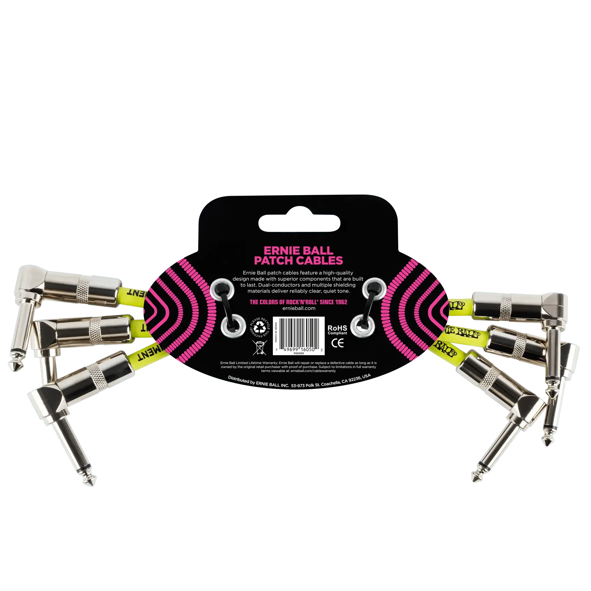 Патч-кабель инструментальный Ernie Ball 6050