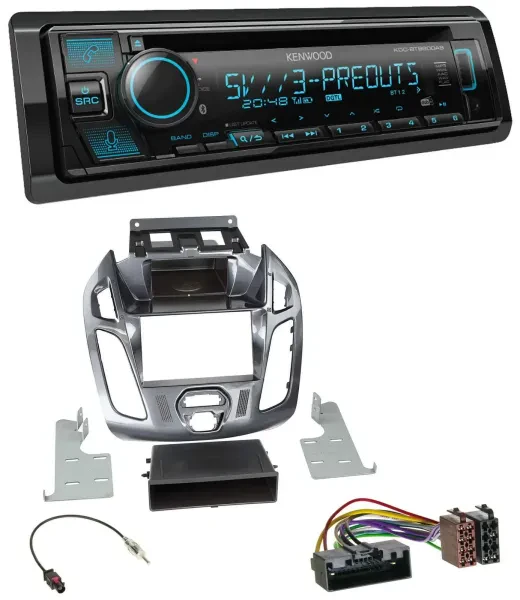 Kenwood Bluetooth USB CD MP3 DAB Autoradio für Ford Connect Transit 12-18 ohne D