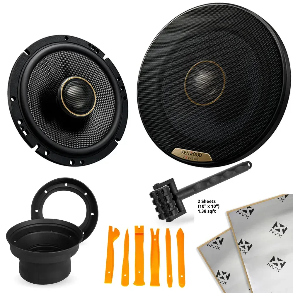 Коаксиальная акустика для авто Kenwood XR-1701 6.5", 2-way, 200W (набор)