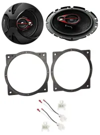 Pioneer 3-Wege 250Watt 16,5cm Lautsprecher für Kia Carens ab 2013 Fronttür Auto