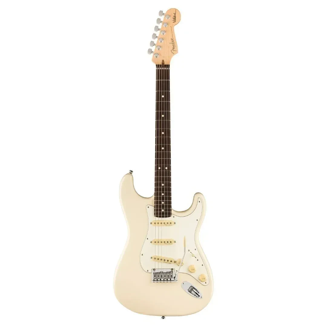 Fender Jeff Beck Stratocaster Electric Guitar Olympic White