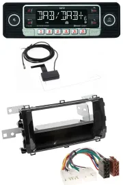 Dietz DAB Bluetooth USB MP3 Autoradio für Toyota Auris (ab 2013) schwarz