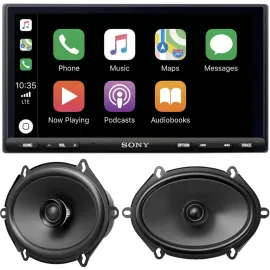 Sony XAV-AX7000 with Sony XS680GS 6.95" Multimedia Receiver with 6x8" Speaker
