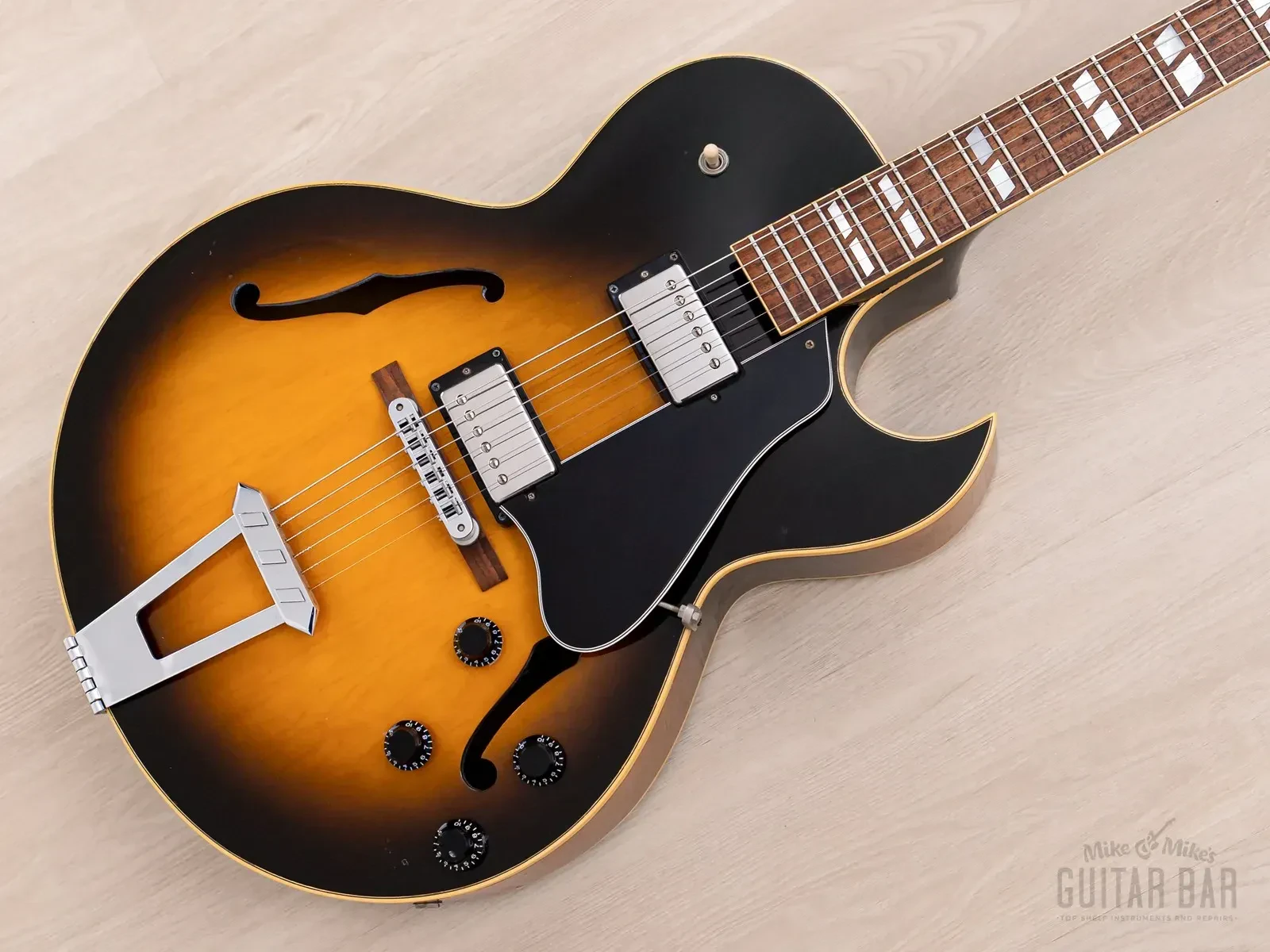 1991 Gibson ES-175 Hollowbody Guitar Vintage Sunburst w/ 490R, 490T, Case