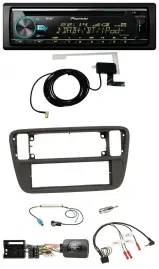 Pioneer MP3 Lenkrad CD USB DAB Autoradio für VW Up AA AAN 11-16 schwarz