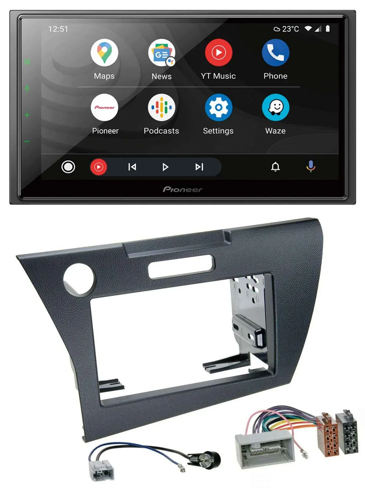 Pioneer USB 2DIN DAB MP3 Bluetooth Autoradio für Honda CR-Z (ab 2010)