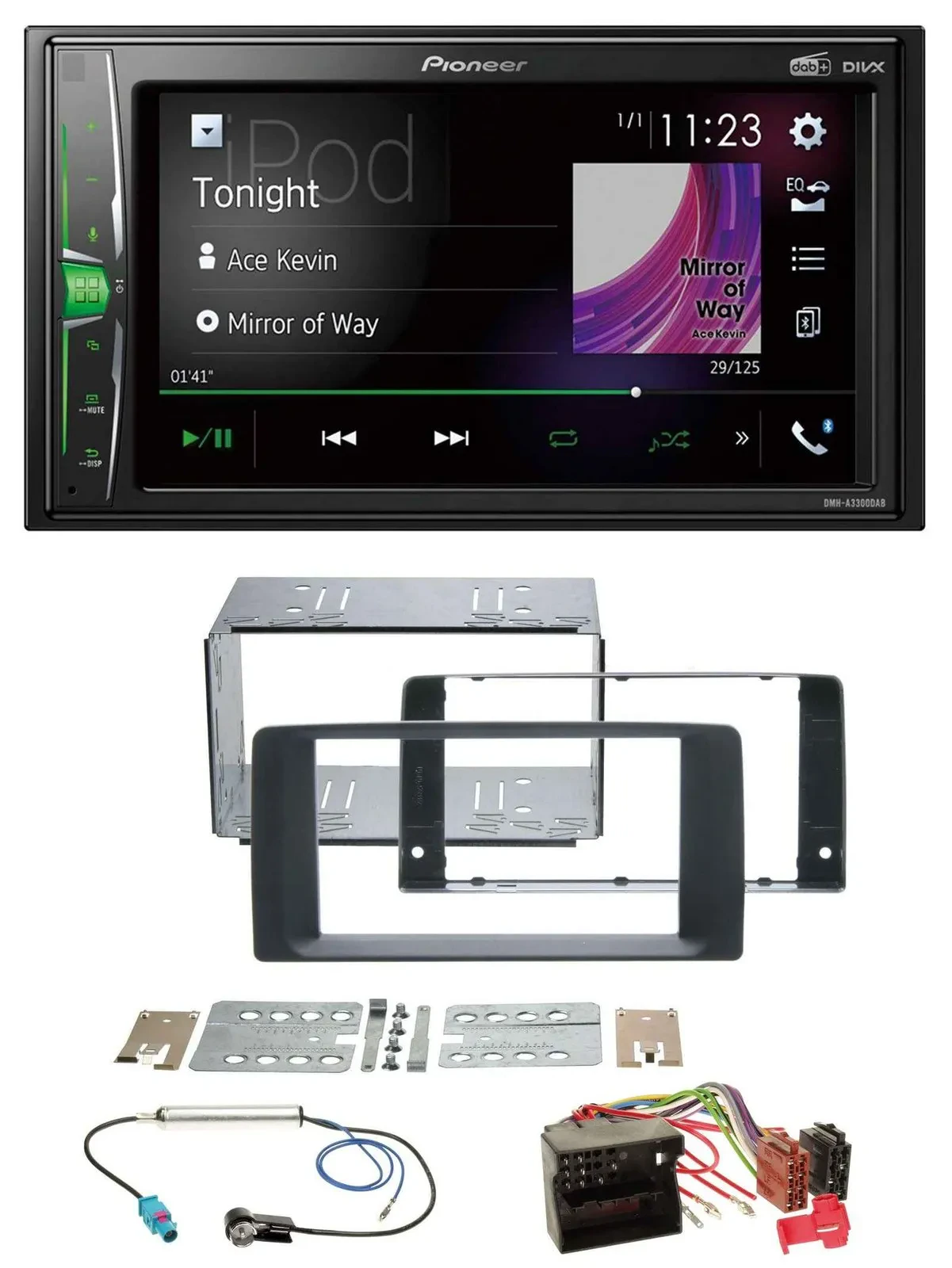 Pioneer 2DIN MP3 DAB USB Bluetooth Autoradio für MAN TGA TGL TGM TGS TGX ab 2007