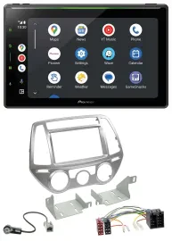 Pioneer 2DIN MP3 USB Bluetooth DAB Autoradio für Hyundai i20 12-14 man. Klima