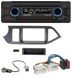 Blaupunkt AUX MP3 CD Bluetooth USB Autoradio für Kia Picanto ab 2011 ohne Start-