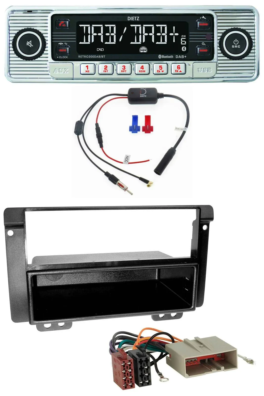 Автомагнитола для Land Rover Freelander 2004–2007 Dietz DAB, USB, MP3, Bluetooth