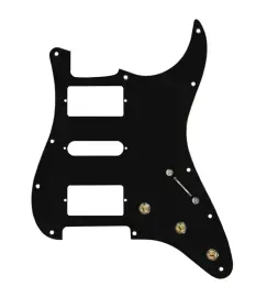 Пикгард для электрогитары 920D Custom SWPG-HSH-BPG-S5W-HSH HSH, для Stratocaster, черный, предсобранный, 5-позиционный переключатель