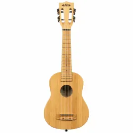 KALA KA-BMB-S - Solid Bamboo Soprano Ukulele, with Bag (UB-S)