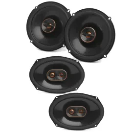 Infinity REF607F 6.5" + REF697MF 6x9" Ref Series 2-Way 4-Ohm Coaxial Speakers
