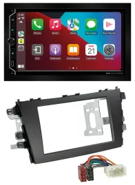 ESX 2DIN DAB USB MP3 Bluetooth Autoradio für Suzuki Celerio LF ab 2014