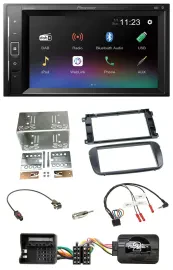 Автомагнитола Pioneer 2DIN DAB Bluetooth USB для Ford S-Max/Mondeo (2007–2014)