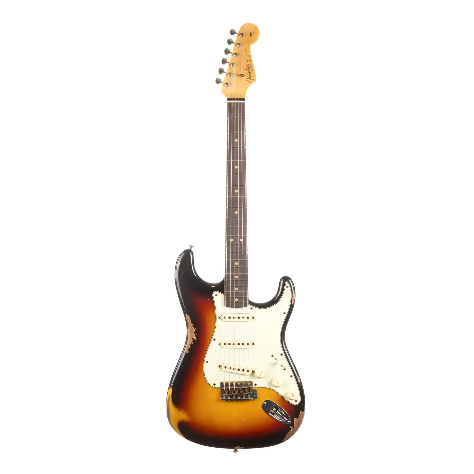 Электрогитара Fender Custom Shop 1964 L-Series Stratocaster Heavy Relic 3-Color Sunburst