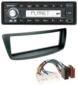 Continental MP3 AUX USB DAB 1DIN Autoradio für Toyota Aygo (AB1, 05-14)