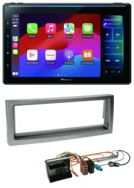Pioneer Bluetooth DAB MP3 USB Autoradio für Citroen C5 Peugeot 407 ab 04 grau-me