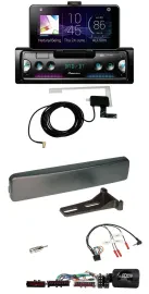 Автомагнитола для Ford Mondeo/Focus Pioneer DAB, Bluetooth, USB, управление с руля, антрацит