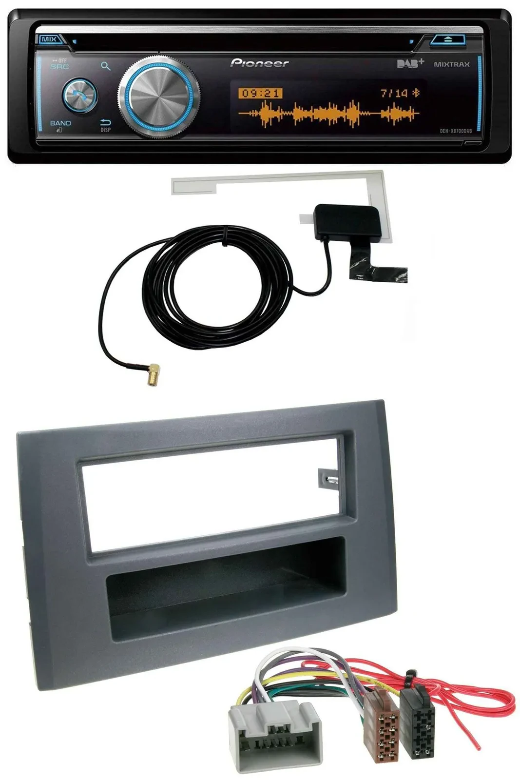 Автомагнитола для Volvo XC90 Pioneer Bluetooth, DAB, MP3, USB, CD 14-pin (2002–2014)