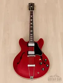 Электрогитара полуакустическая Gibson ES-335 TDC HH Cherry w/case USA 1968