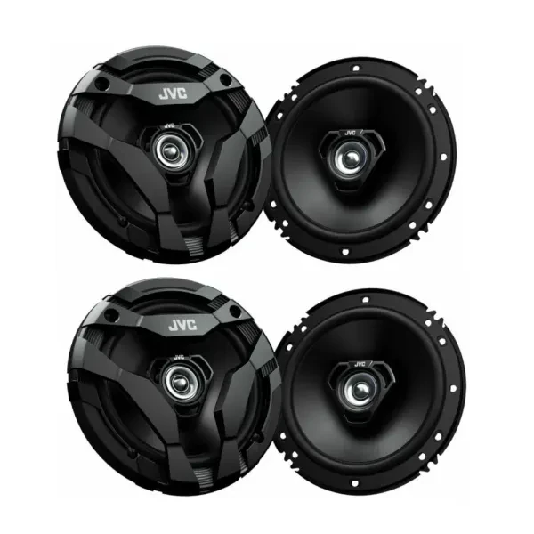 (2-Pairs) JVC CS-DF620 100W RMS 6.5" 2-Way Coaxial Car Speakers