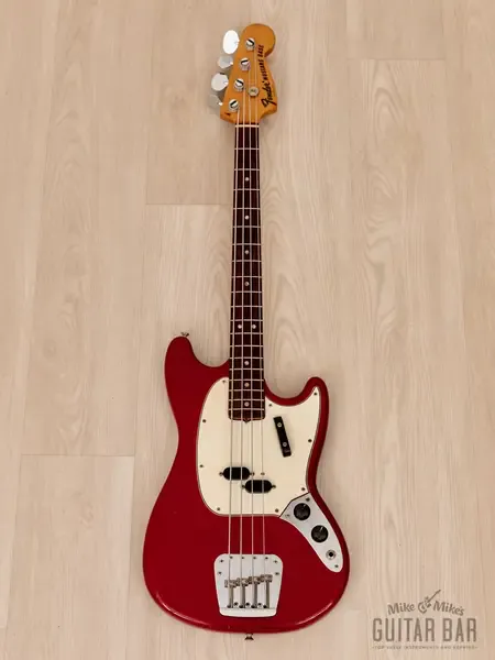 Бас-гитара Fender Mustang Bass Short Scale Dakota Red USA 1967 w/ Case