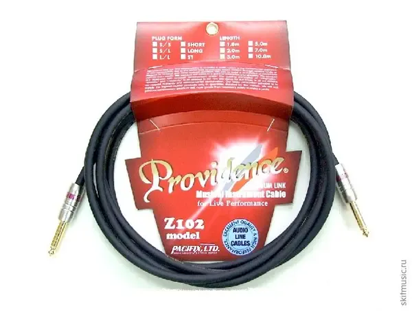 Инструментальный кабель Providence Z102 3м