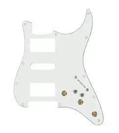 Пикгард для электрогитары Strat 920D Custom SWPG-HSH-PPG-S7W-HSH-2T HSH, pre-wired, цвет Parchment