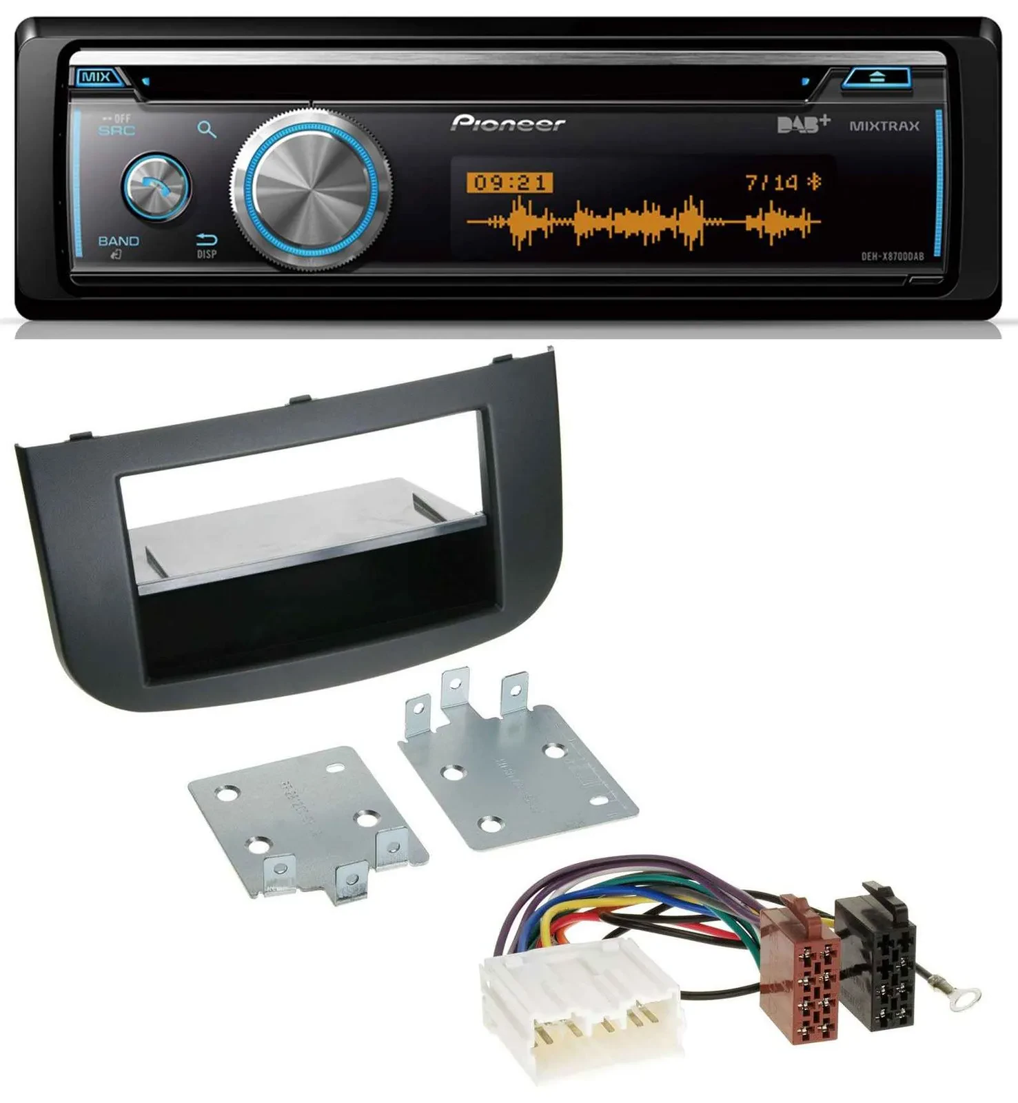 Pioneer MP3 DAB USB CD Bluetooth Autoradio für Mitsubishi Colt Z30/Z30G/Z3B/Z3V